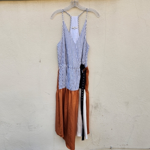 TIBI Camille Collage Wrap Slip Dress - Picture 5 of 10